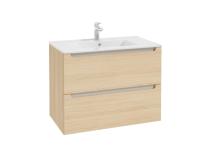 Koupelnová skříňka s keramickým umyvadlem Naturel Stilla 80x60x45 cm dub Vicenza mat STILLADV08057U1