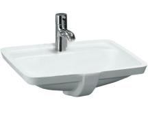 Polozápustné umyvadlo Laufen Pro 49x36 cm otvor pro baterii uprostřed 1196.6.000.104.1