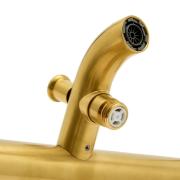 Vanová baterie SAT Aurum bez sprchového setu 150 mm broušená zlatá mat SATBAUR222BG. &nbsp;(6)