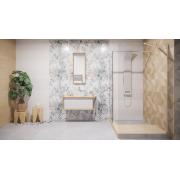 Sprchový panel SIKO na stěnu s pákovou baterií bílá ALUSHOWER. obr. 11&nbsp;