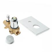 Vanová baterie SAT Evolution včetně podomítkového tělesa chrom lesk SATBSEVO215. obr. 6