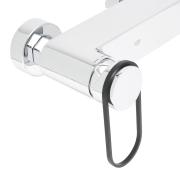 Sprchová baterie SAT Fusion bez sprchového setu 150 mm páka kulatá černá SATBSFU268KPC. obr. 3 
