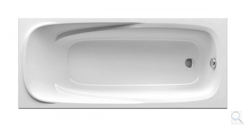Obdélníková vana Ravak Vanda II 160x70 cm akrylát levá i pravá CP11000000 obr. 1