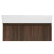 Koupelnová skříňka s umyvadlem SAT Evolution 98x30x44,8 cm ořech mat SATEVO100NAU2. obr. 4 
