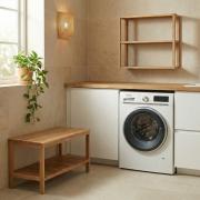 Lavice Naturel Home 78x47x37 cm ořech mat HOMELAV. &nbsp;(7)