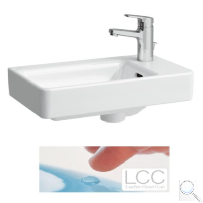 Umývátko Laufen Pro 48x28 cm otvor pro baterii uprostřed H8159544001041. obr. 1