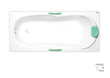 Obdélníková vana Laguna Starlette Plus 150x70, 160x70, 170x75 cm akrylát