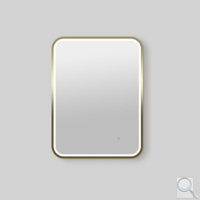 Zrcadlo se senzorem SAT Mood 60x80 cm broušené zlato SATZMOOD6080BZ. obr. 1