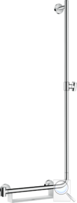 Sprchová tyč Hansgrohe Unica s mýdlenkou bílá/chrom 26404400. obr. 1