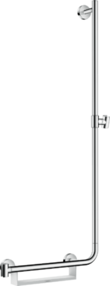 Sprchová tyč Hansgrohe Unica s mýdlenkou bílá/chrom 26404400