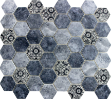 Skleněná mozaika Premium Mosaic azul modrá