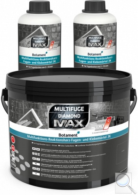 Spárovací hmota a lepicí tmel z reaktivní pryskyřice – 3 sl. Multifuge Diamond MAX.