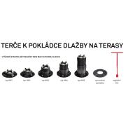 Terče pod terasovou dlažbu. terče new maxi