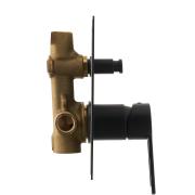 Vanová baterie Paffoni Ringo včetně podomítkového tělesa černá RIN015NO. obr. 3&nbsp;