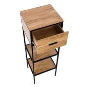 Regál Naturel Blackframe 40x120x35 cm javor lesk BFRAMEREG3. obr. 2&nbsp;