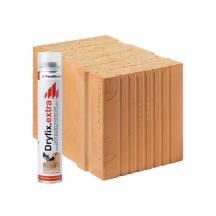 Cihla Porotherm 38 T Profi Dryfix - Tepelněizolační broušená