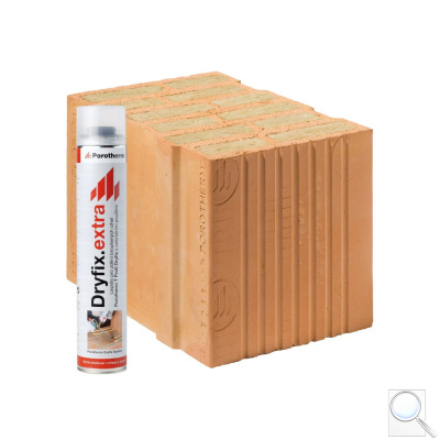 Cihla Porotherm 38 T Profi Dryfix - Tepelněizolační broušená. obr. 1