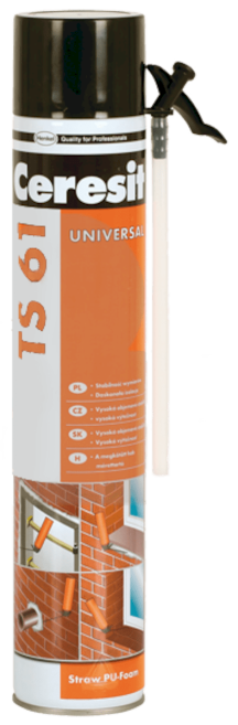 Jednosložková trubičková polyuretanová pěna Ceresit TS 61 - 750 ml