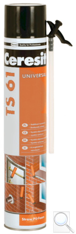 Jednosložková trubičková polyuretanová pěna Ceresit TS 61 - 750 ml 