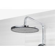 Sprchový systém SAT na stěnu s termostatickou baterií černá/chrom SATSSTPBCHC. obr. 4&nbsp;