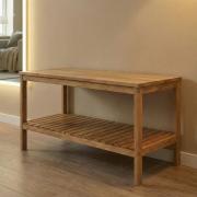 Lavice Naturel Home 78x47x37 cm ořech mat HOMELAV. &nbsp;(11)