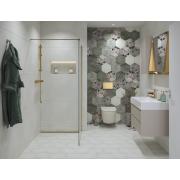 Sprchová tyč SAT DARK na stěnu broušené zlato SATBSSTDABZ. obr. 4