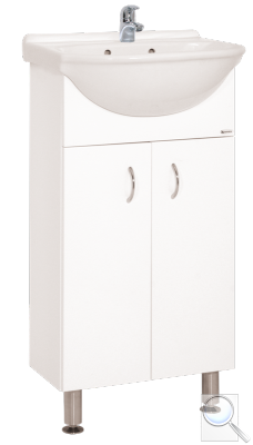 Koupelnová skříňka s umyvadlem Keramia Pro 43x34,5 cm bílá PRO45DV 