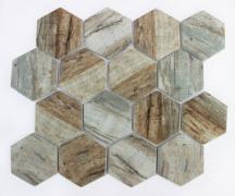 Skleněná mozaika Premium Mosaic brown hnědá
