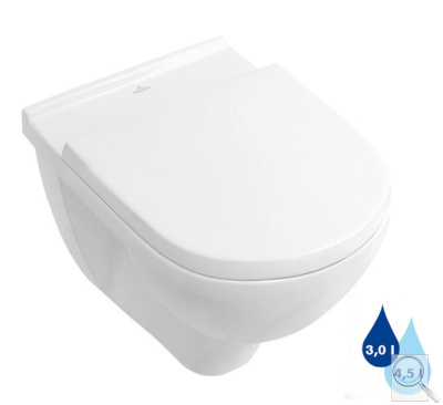 WC závěsné Villeroy & Boch O.Novo zadní odpad 56601001. obr. 1