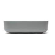 Umyvadlo na desku SAT Infinitio 50x39 cm šedá mat bez přepadu SATINF5039LGRM. obr. 4 
