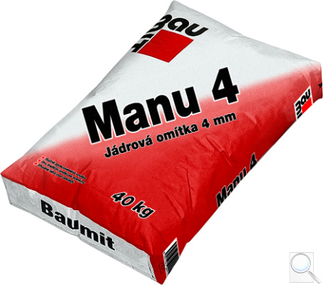 Jádrová omítka Manu 4 Baumit. 