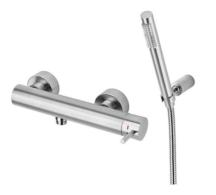 Sprchová baterie Paffoni Light se sprchovým setem 150 mm nerez LIG168DST