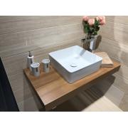 Umyvadlo na desku Triomini Slim 39x39 cm bez přepadu SLM3939Q. obr. 5 