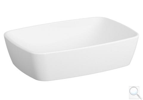 Umyvadlo na desku Vitra Shift 55x38 cm bez otvoru pro baterii 7075-003-0016 