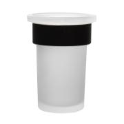 Držák skleniček SAT Simply R PVD PVD gun metal/mléčné sklo SATDSIMR27GM. obr. 3&nbsp;