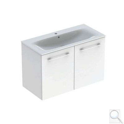 Koupelnová skříňka s umyvadlem Geberit Selnova 100x50,2x65,2 cm bílá lesk 501.260.00.1. obr. 1