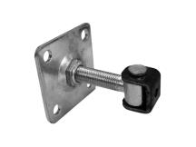 Pant Zn regulovatelný M20 s plotnou pro zděné a kovové sloupky, čtyři díry