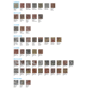 Tvarovka štípaná ze 3 stran - sloupová. Barvy KB 9-21 B Grind&nbsp;