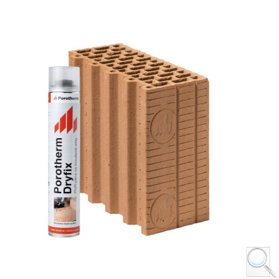 Cihla Porotherm 30 Profi Dryfix 1-2 - Broušená. obr. 1