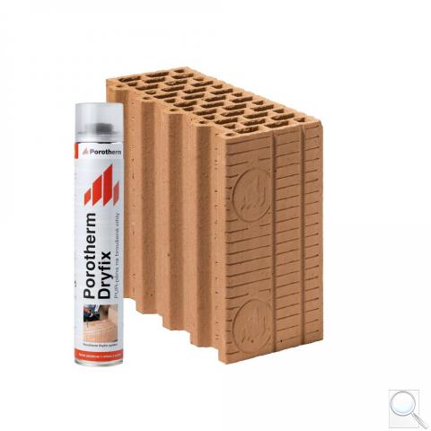 Cihla Porotherm 30 Profi Dryfix 1-2 - Broušená obr. 1