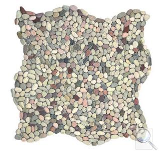 Kamenná mozaika Mosavit Mini pebbles mix mix barev