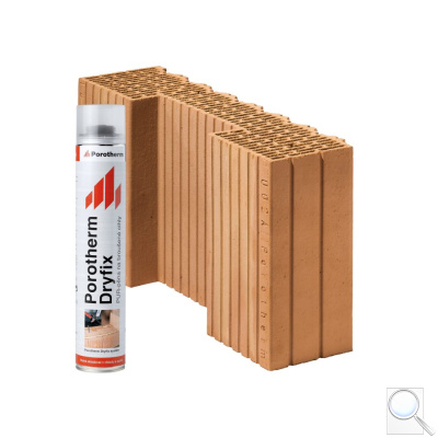 Cihla Porotherm 50 EKO+ Profi Dryfix 1-2 K - Tepelněizolační broušená. obr. 1