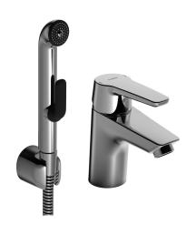 Umyvadlová baterie Hansa HansaECO s bidetovou sprškou chrom SIKOBHE232