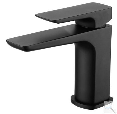 Umyvadlová baterie SAT Brevis bez výpusti černá matná SATBSBRE271C. obr. 1