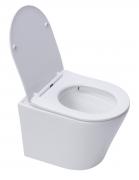 WC se sedátkem softclose závěsné SAT Infinitio zadní odpad SATINF010RREXP (obr. 3)