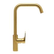 Dřezová baterie SAT DARK s otočným raménkem broušené zlato SATBSDA280LBZ. obr. 2&nbsp;