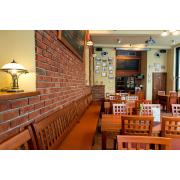 Fasádní pásek Klinker červenocihlová reliéfní. SAGITA-001