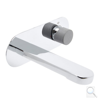 Sprchová baterie SAT Fusion včetně podomítkového tělesa beton SATBSFU101B. obr. 1