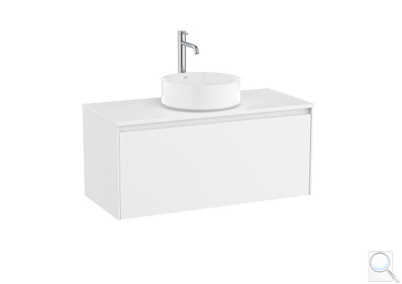 Koupelnová skříňka pod umyvadlo Roca ONA 99,4x44,3x45,7 cm bílá mat ONADESK1001ZBM. obr. 1
