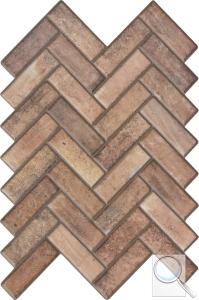 Dlažba Bestile Spica cotto hnědá